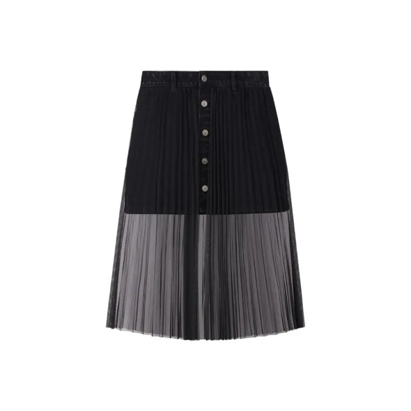 KARL LAGERFELD Casual Long Skirts Women's Black-0