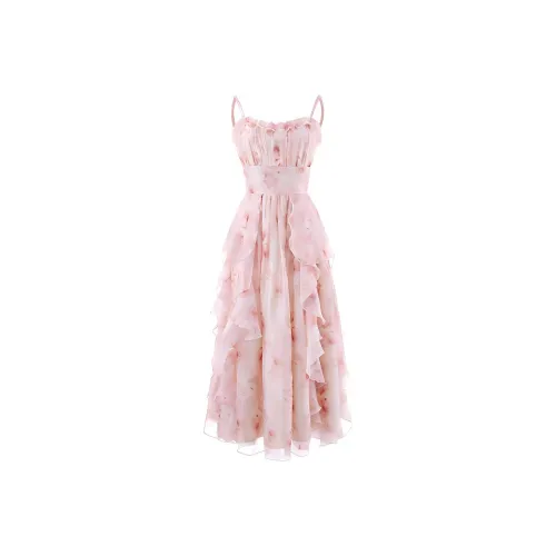 KKX Slip Dresses Women's Pink
