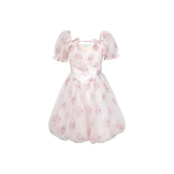 Incolore Short Sleeved Dresses Women's Pink