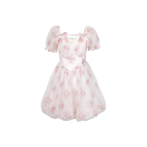 Incolore Short Sleeved Dresses Women's Pink