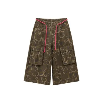 CHUU Jeans Women's Coffee Camouflage
