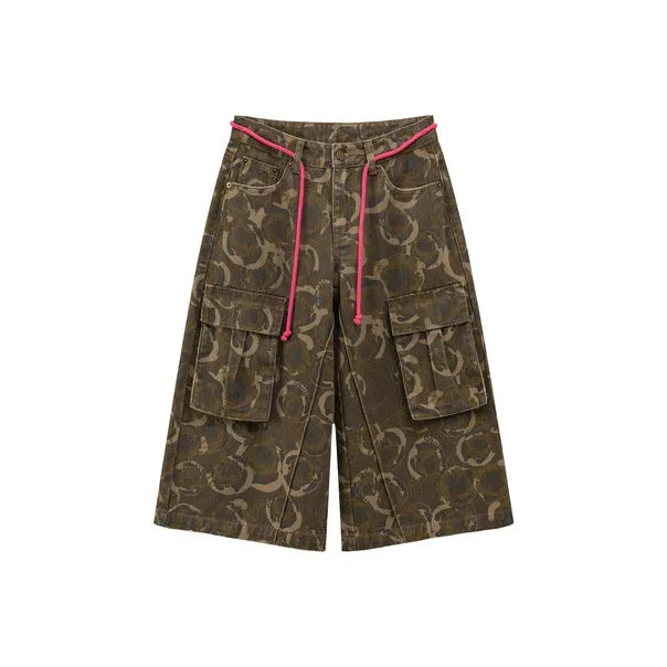 CHUU Jeans Women's Coffee Camouflage-0