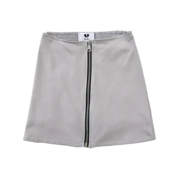Metamorphosis Casual Short Skirts Women's Light Gray