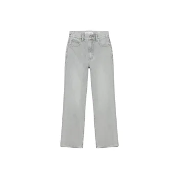 ARITZIA Denim Forum The Farrah Hi-Rise Wide Jean Jeans Women's Gunmetal/Bronze
