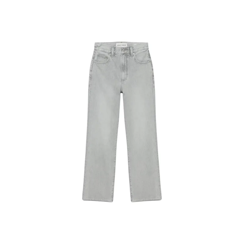 ARITZIA Denim Forum The Farrah Hi-Rise Wide Jean Jeans Women's Gunmetal/Bronze-0