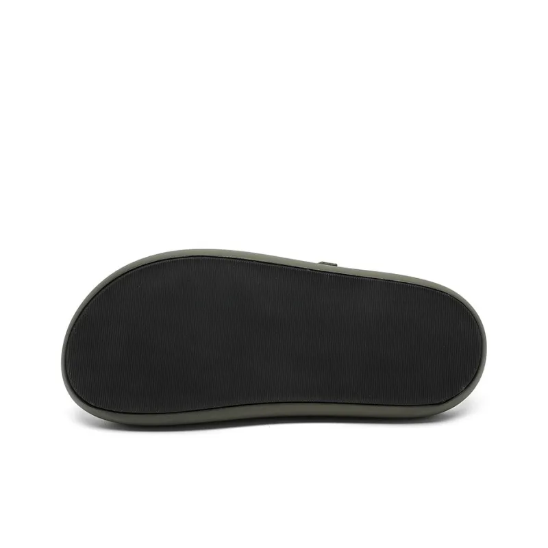 MOMGOG Abrasion Resistant Slip Resistant Closed Toe Slippers Unisex Green-4