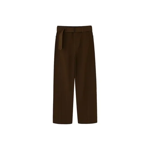 COMMON VALUE 'Niche Gap' Suit Trouser Unisex Dark Chestnut