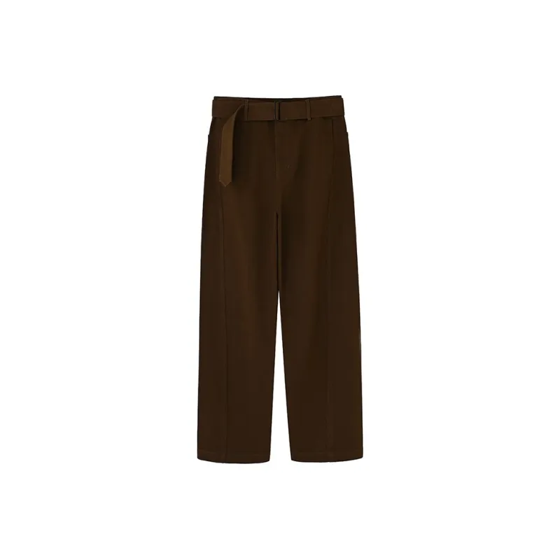 COMMON VALUE 'Niche Gap' Suit Trouser Unisex Dark Chestnut-0