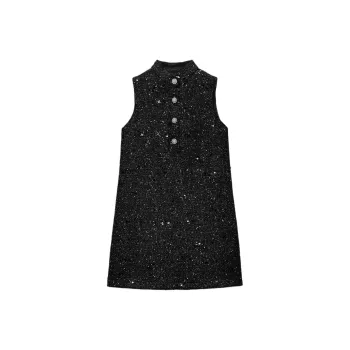 ZARA Sleeveless Dress Women's Black