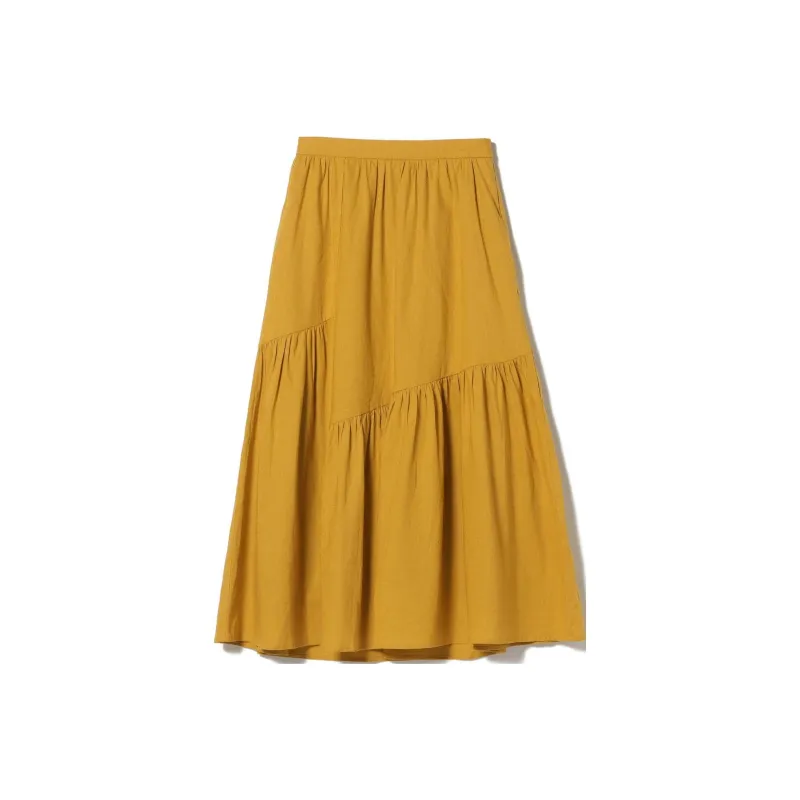 Beams Casual Long Skirts Women's Mustard-0
