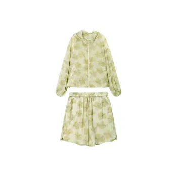 Fragment Casual Suit Women's White Green