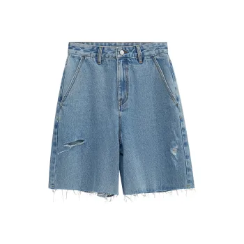 AMII Denim Shorts Women's Denim Blue