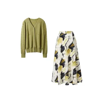 Yan Domain Casual Suit Women's Green