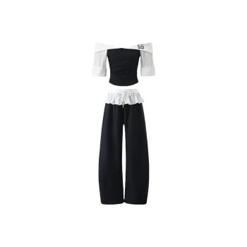 YGPRW Casual Suit Women's Navy Blue