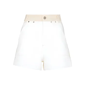 Chloé Denim Shorts Women's White