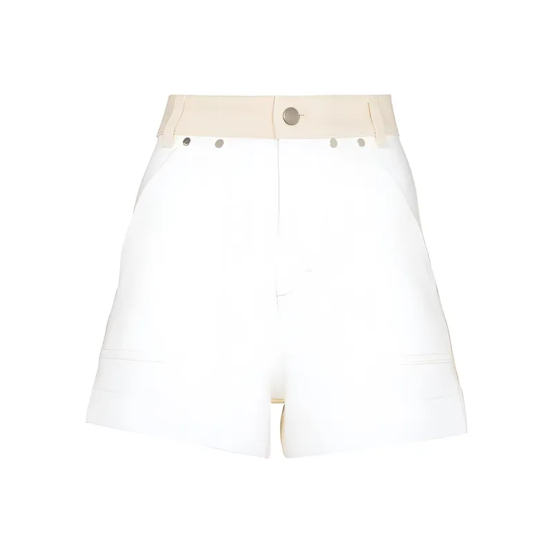 Chloé Denim Shorts Women's White-0