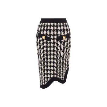 MOSCHINO Casual Long Skirts Women's Black White
