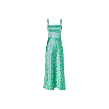 Rotate Slip Dresses Women's Green