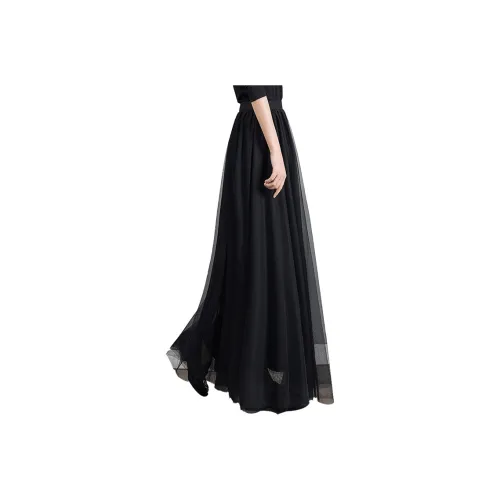 Cypress House Casual Long Skirts Women's Black