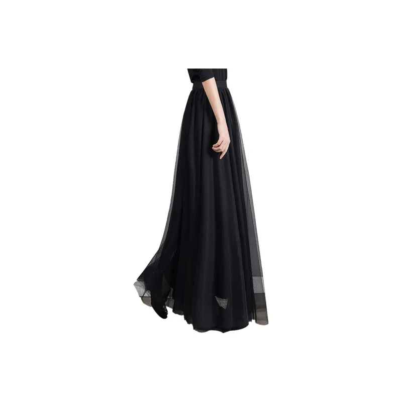 Cypress House Casual Long Skirt Women's Black-0