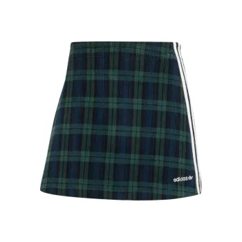 Adidas Originals Corduroy Tartan Skirt