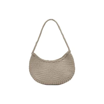 Dragon Diffusion Leather Shoulder Bag Women's Gray