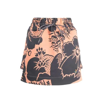 Vivienne Westwood Floral Printed Mini Skirt