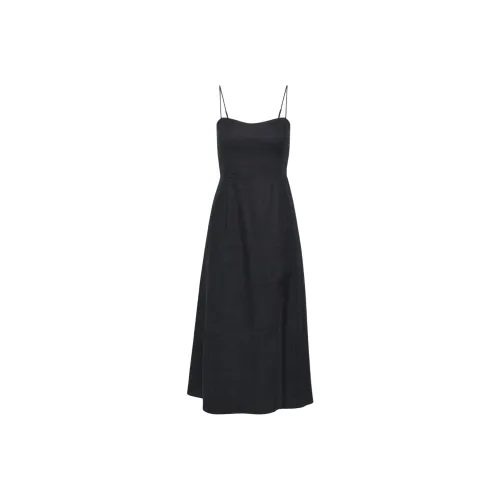ARITZIA Wilfred Barrafina Linen Dress Slip Dresses Women's Dark Night Navy/Blackout Navy