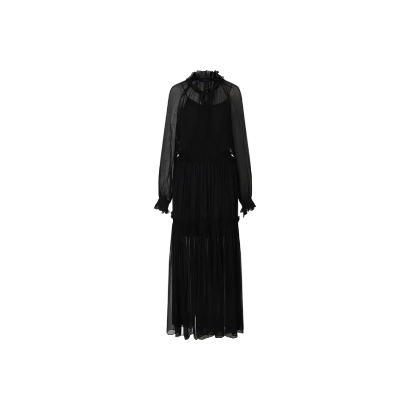 MOCO Long Sleeved Dress Women's Black-0