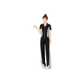 Cypress House Casual Suit Women's Black & Light Gray