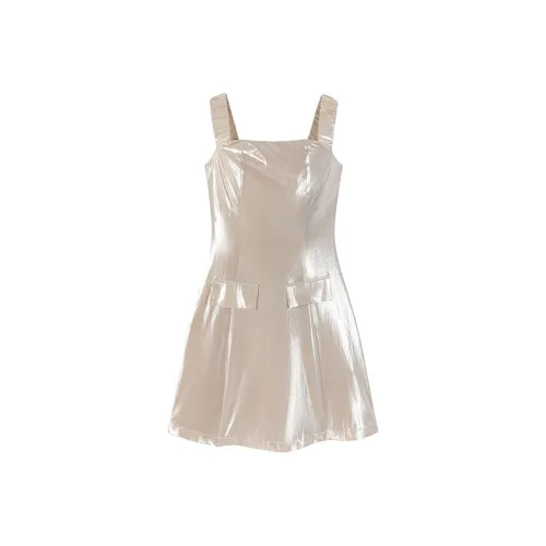 CARIEDO Slip Dresses Women's Shimmering Mercury