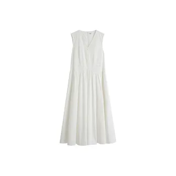 Inman Sleeveless Dress Women's Pearl White