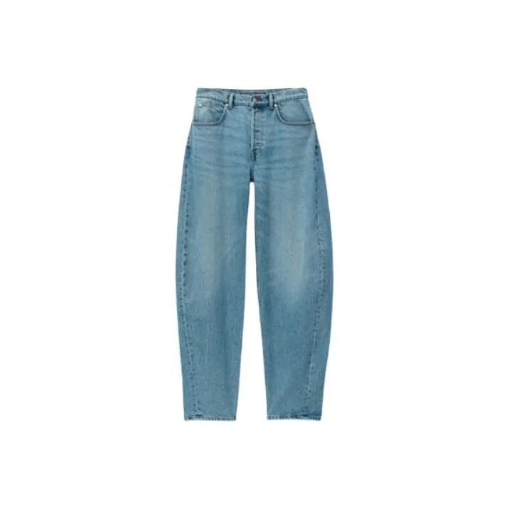 Alexander Wang Oversized Rounded Low Rise Jean Classic Light Indigo-0