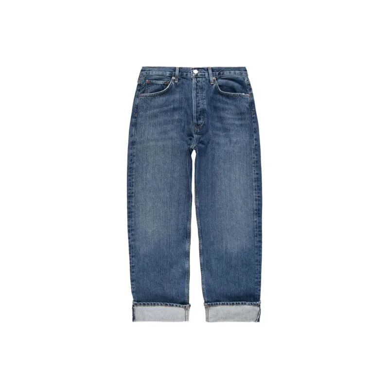 AGOLDE Fran High rise Cropped Jeans-0