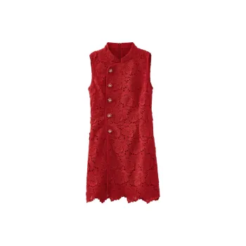 SHUIYUNJIAN Sleeveless Dress Women's Red