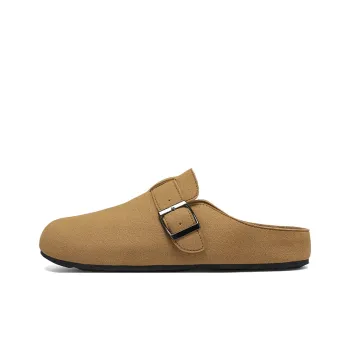 TELENT Quiet Abrasion Resistant Closed Toe Slippers Men's Sand