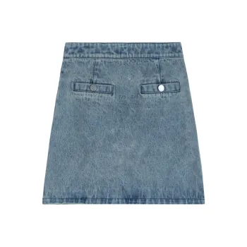 THE SEA LIFE Denim Short Skirts Women's Denim Blue