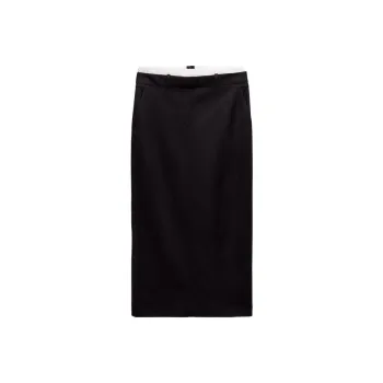 ZARA Casual Long Skirts Women's Black