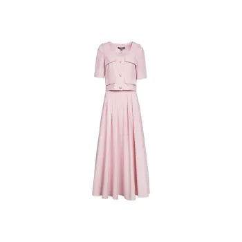 MeetMetro Skirt Set Women's Light Pink