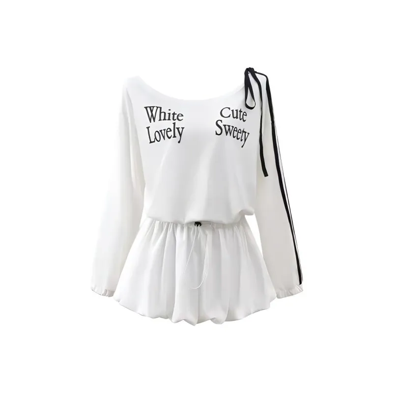 ABCMININ Long Sleeved Dresses Women's Image Color-0