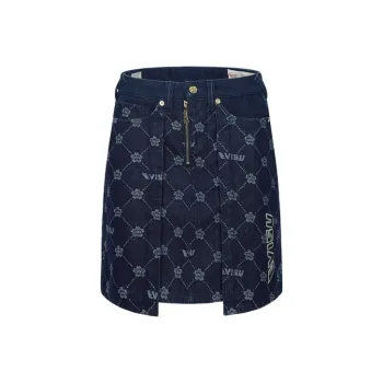 EVISU Casual Short Skirts Women's Denim Blue