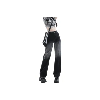 Menglaini Jeans Women's Black