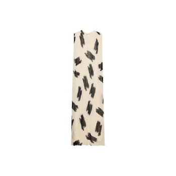 ZARA ZW Series Sleeveless Dress Women's Nude/Black