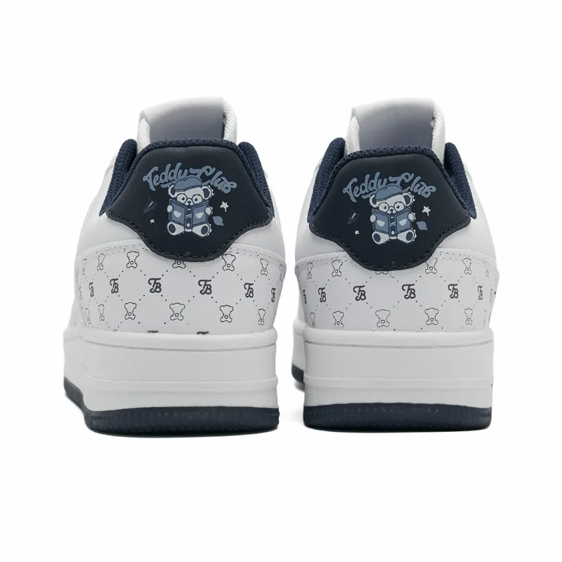 Teddy Bear Collection Coverage, Abrasion Resistant, Lightweight, And Breathable Low Top Skateboard Shoes Unisex-6