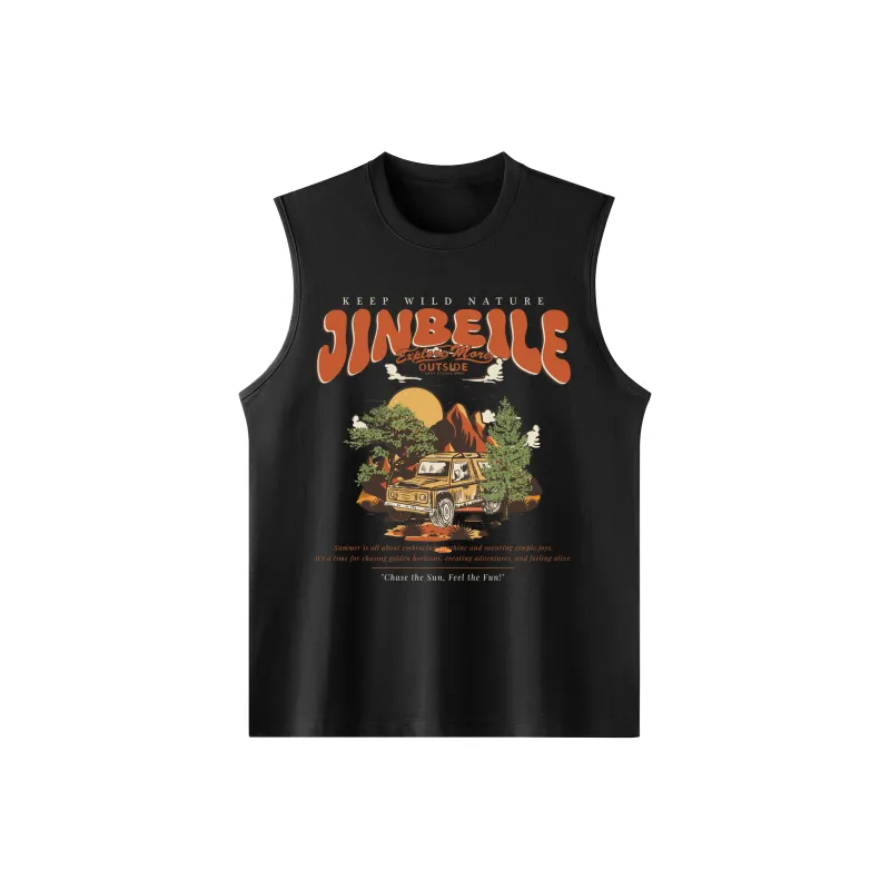 JINBEILE Tank Tops Unisex-0