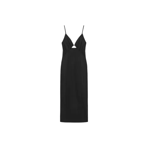 ZARA Slip Dresses Women's Black