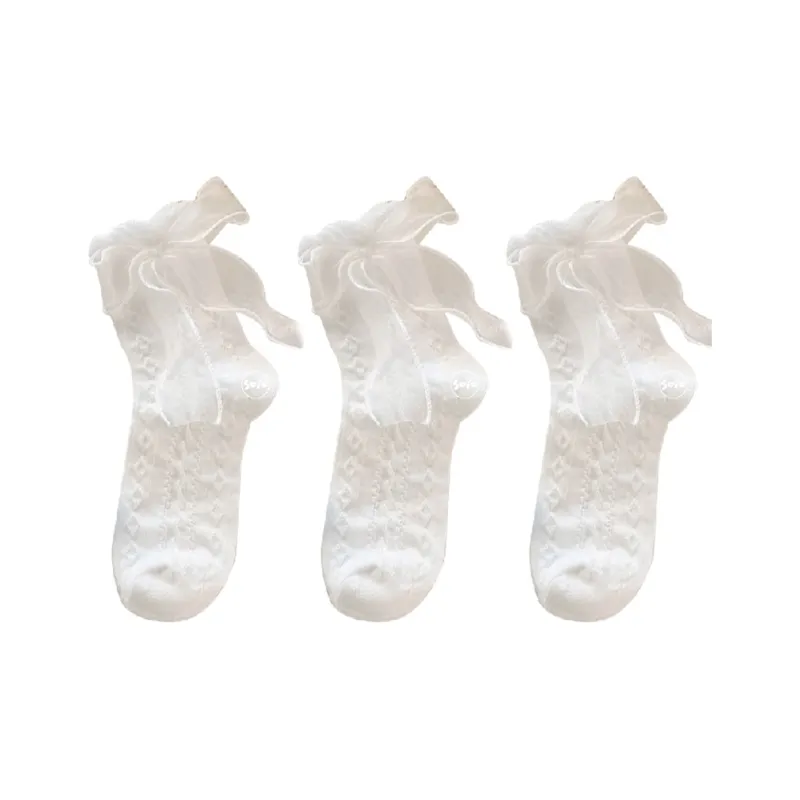 SOIE Mid Calf Socks Women's Combo Set-20