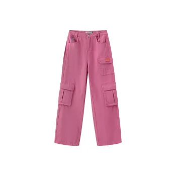 Wiggle Wiggle Loose Fit Pocket Straight Fit Jeans Women's
