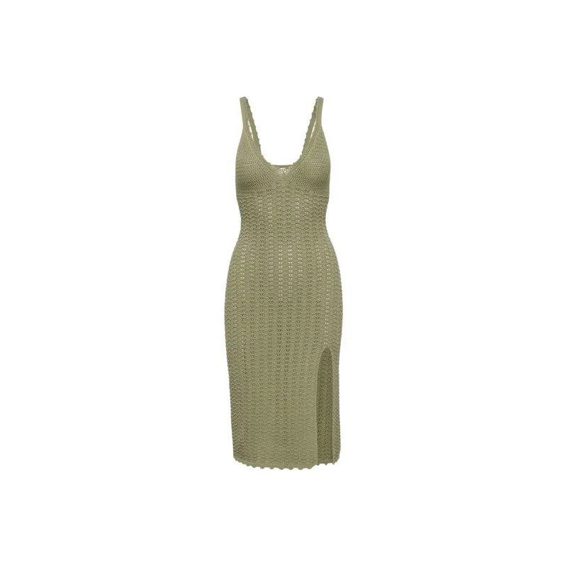ARITZIA Wilfred Evie Midi Dress Slip Dresses Women's Bosana Green-0