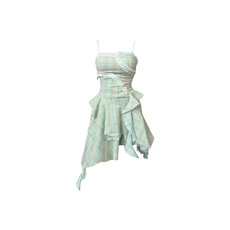 ECNR Slip Dress Women's Mint Green-0